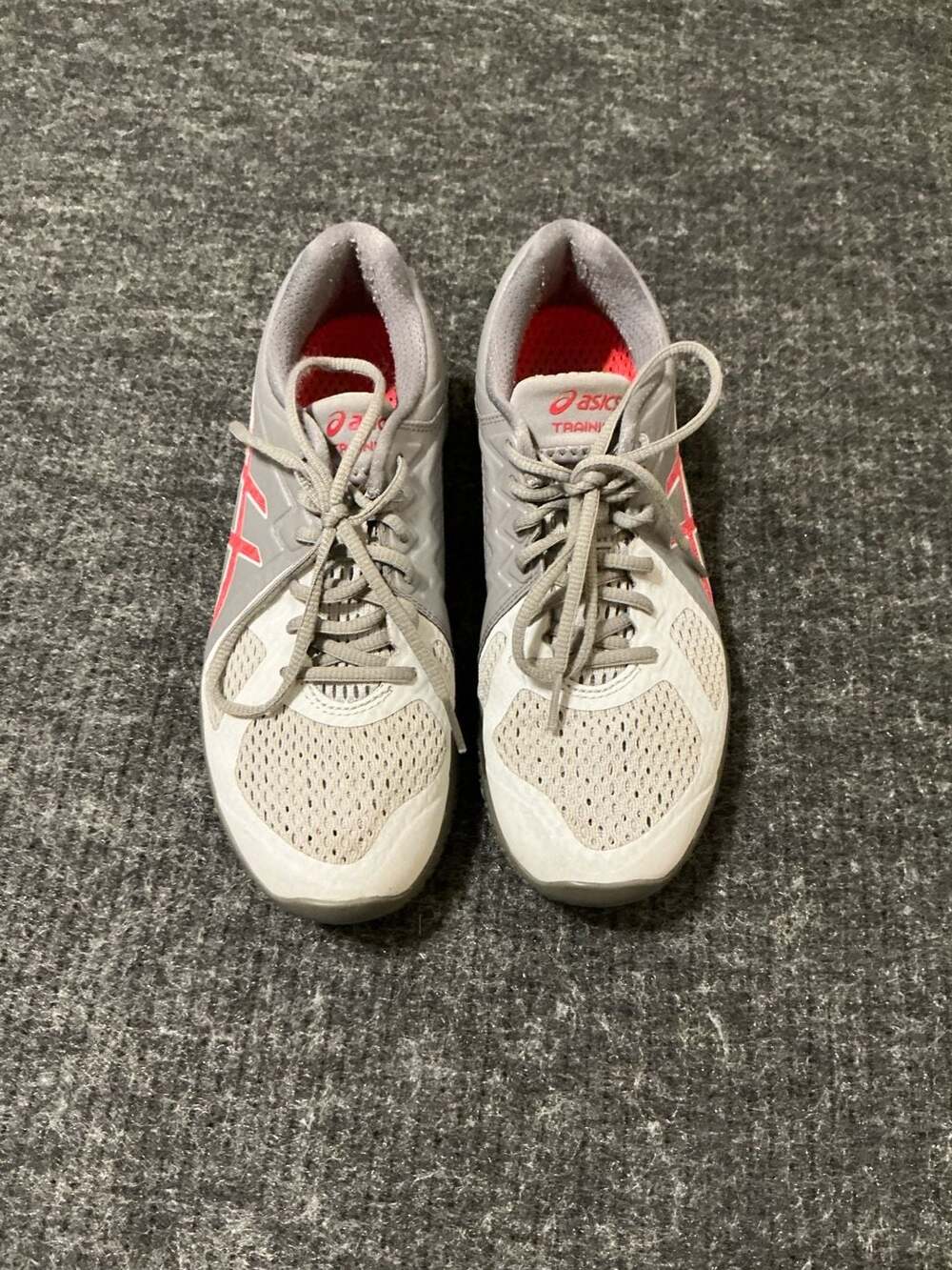 Asics Conviction X Training Shoes Womens Size 6 Gray Pink Crossfit